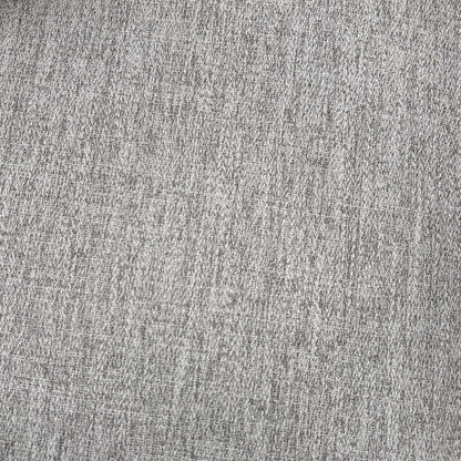 ‘Hedingham’ Pearl Grey Ashton Chenille Plain Fabric Armchair – view 6