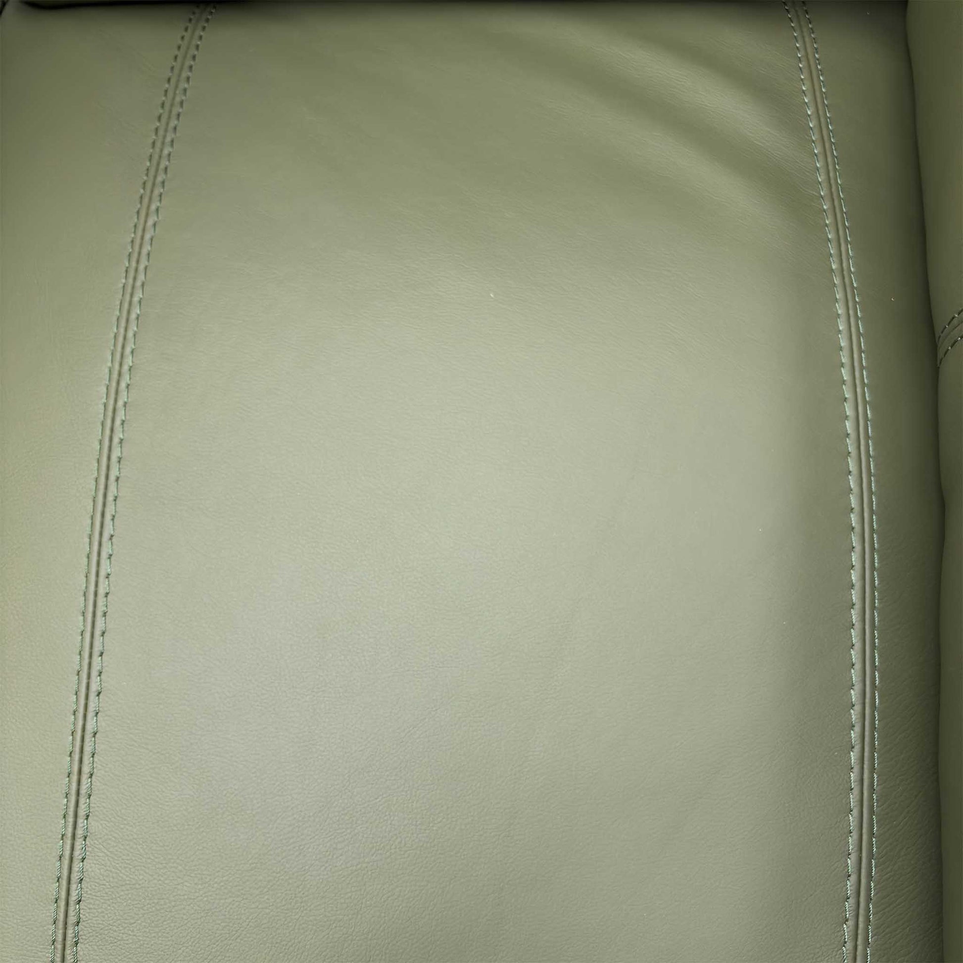 World of Leather ‘Cozee’ Nw-548e Olive Green Pure Premium Leather 2 Seater Sofa – view 6