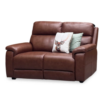 ‘Raven’ Montana Butterscotch Brown Cat-60/07 Leather Static 2 Seater Sofa