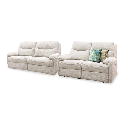 G Plan Amesbury A049 Maddox Olive Fabric Set: 3 Seater Power Recliner with Power Headrests and Power Lumbar – view 7