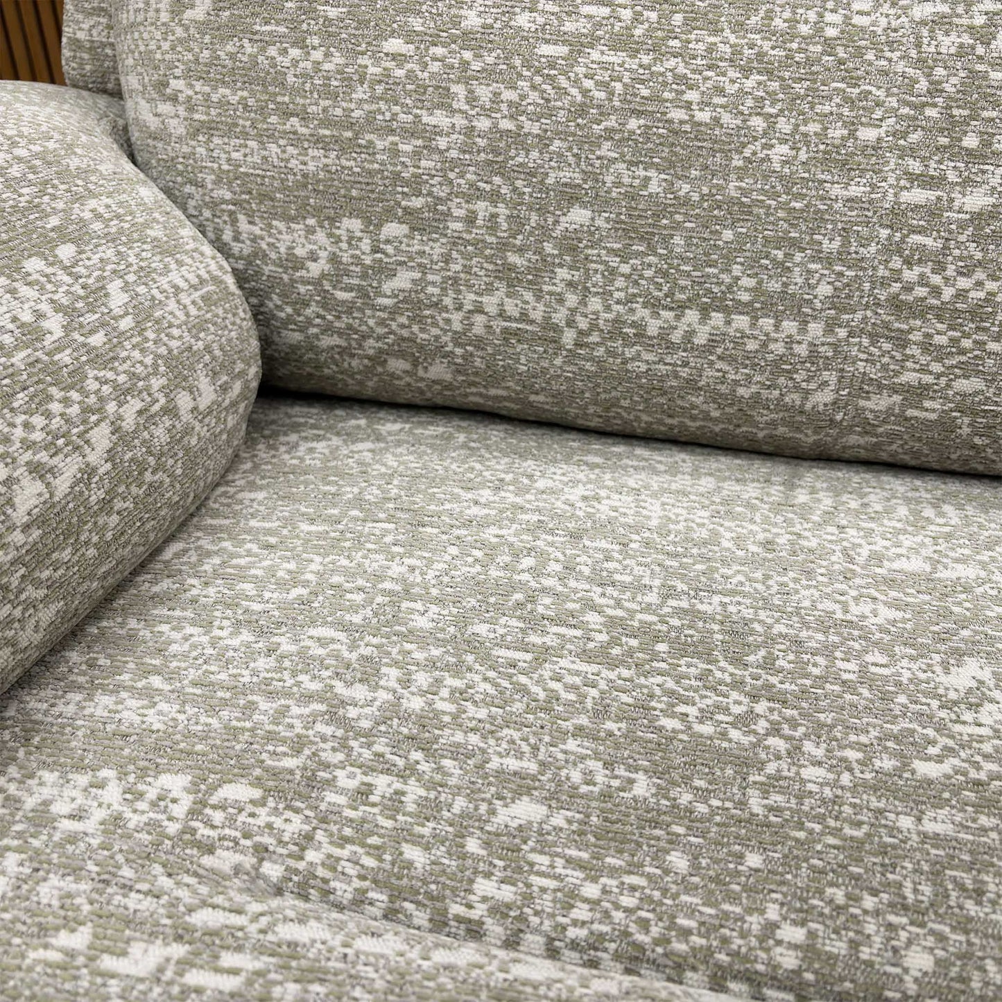 G Plan ‘Amesbury’ A049 Maddox Olive Fabric Set: 3 Seater Power Recliner with Power Headrests and Power Lumbar + 2 Seater Power Recliner Sofa Set