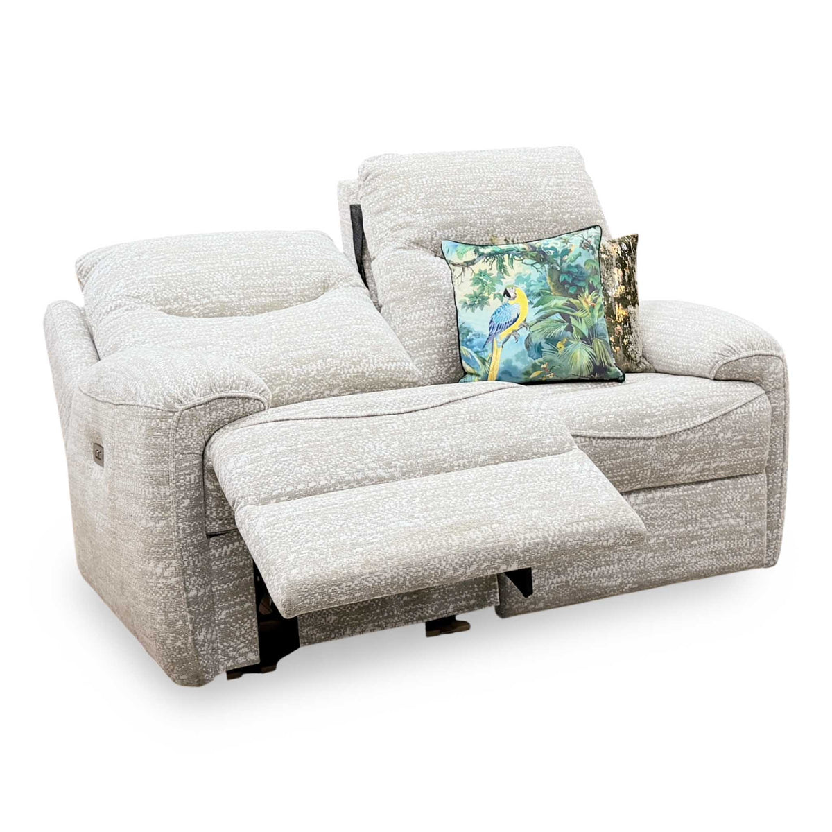G Plan Amesbury A049 Maddox Olive Fabric 2 Seater Power Recliner Sofa