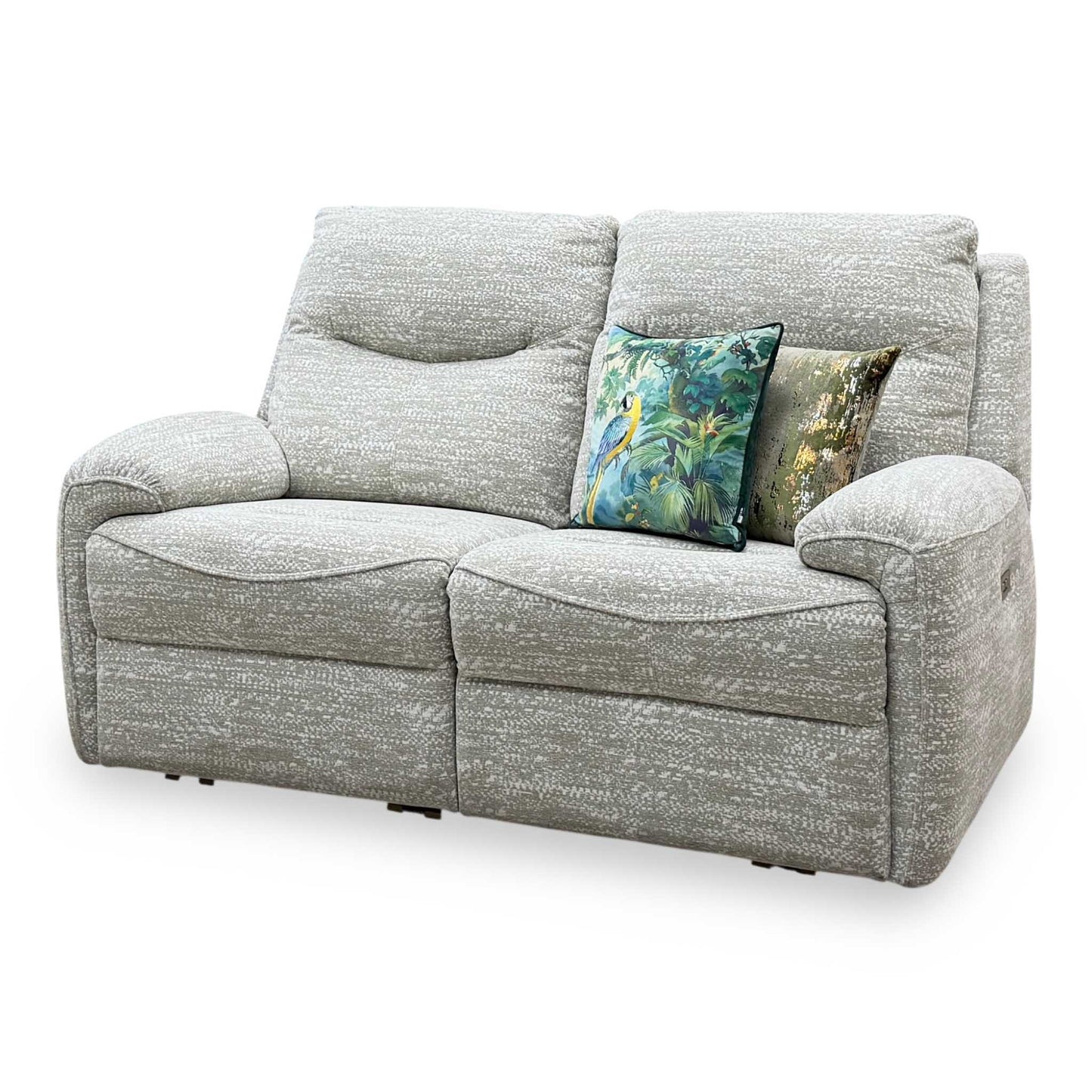 G Plan ‘Amesbury’ A049 Maddox Olive Fabric 2 Seater Power Recliner Sofa