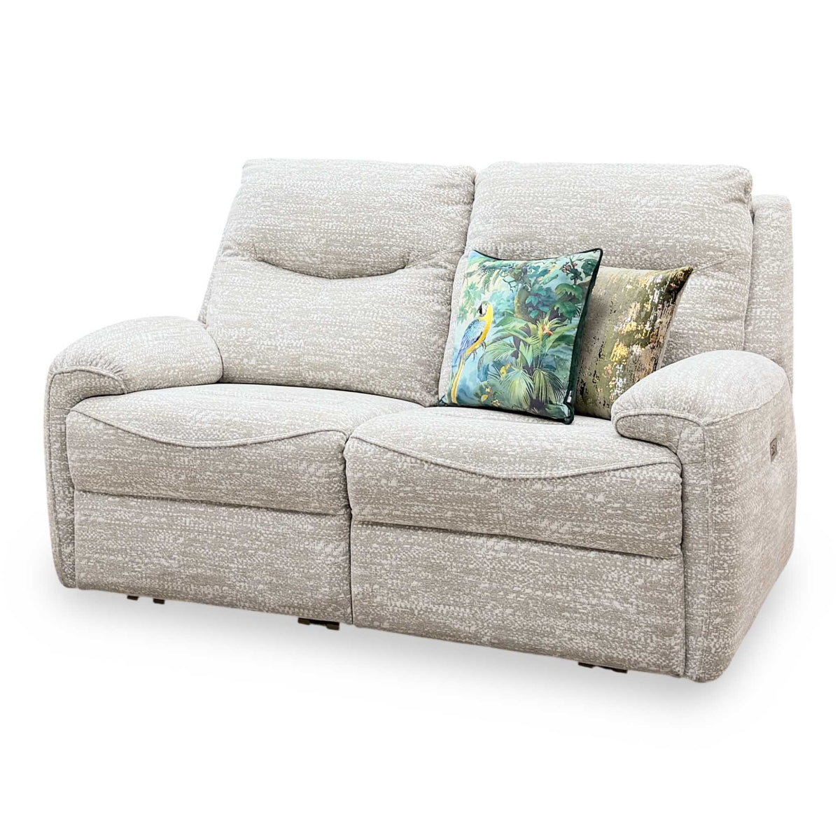 G Plan Amesbury A049 Maddox Olive Fabric 2 Seater Power Recliner Sofa – view 4