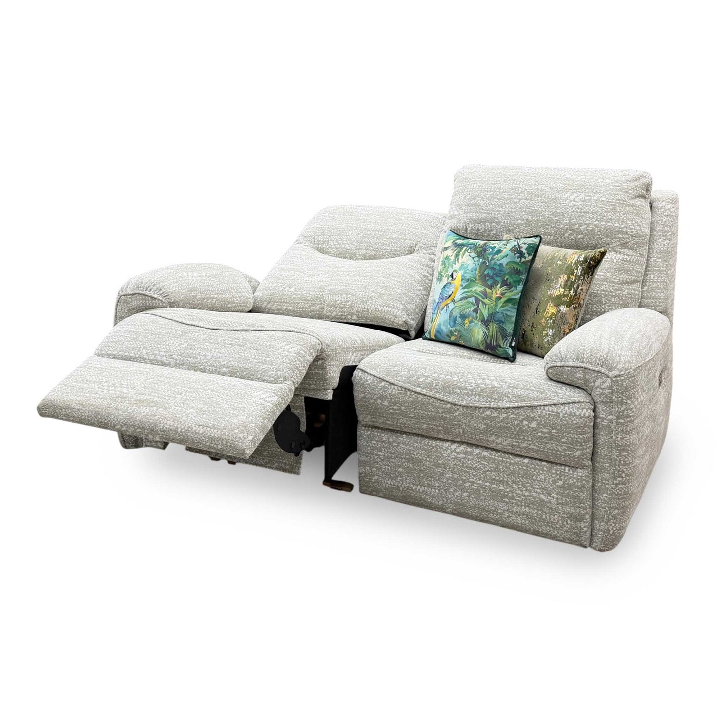 G Plan ‘Amesbury’ A049 Maddox Olive Fabric 2 Seater Power Recliner Sofa