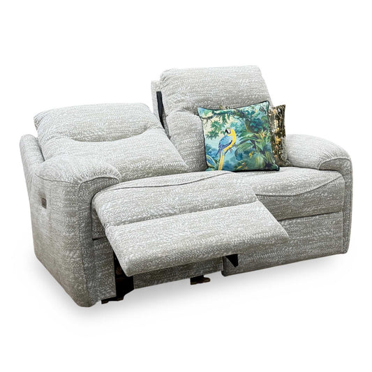 G Plan ‘Amesbury’ A049 Maddox Olive Fabric 2 Seater Power Recliner Sofa