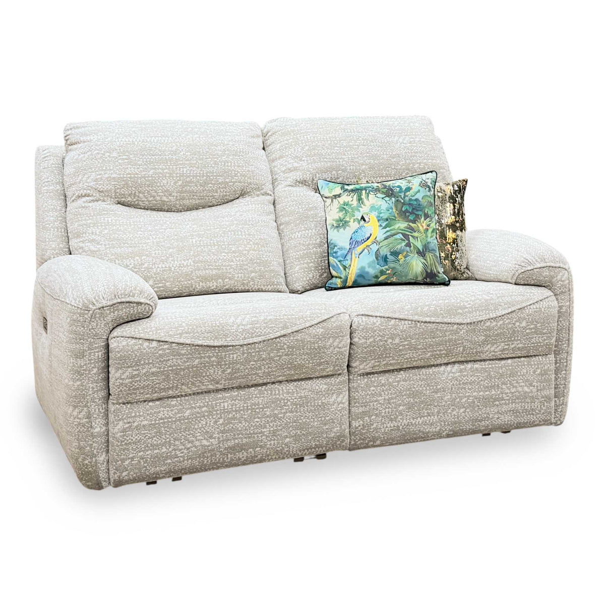 G Plan Amesbury A049 Maddox Olive Fabric 2 Seater Power Recliner Sofa – view 6