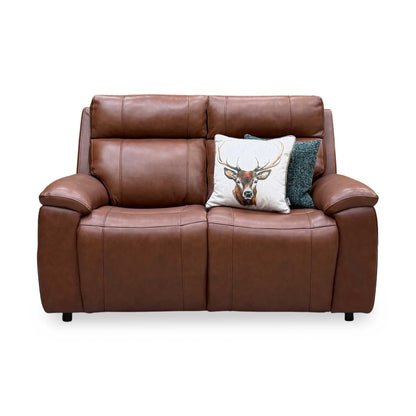 ‘Aero’ Butterscotch Cat-60_07 Brown Leather 2 Seater Sofa – view 4