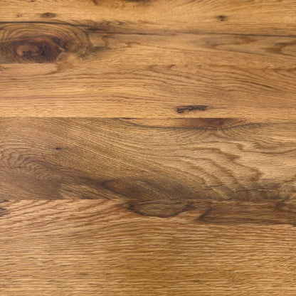 Bodahl Terra 1 Oiled Solid Oak Straight Top 280cm Dining Table with Metal Star Base – view 6