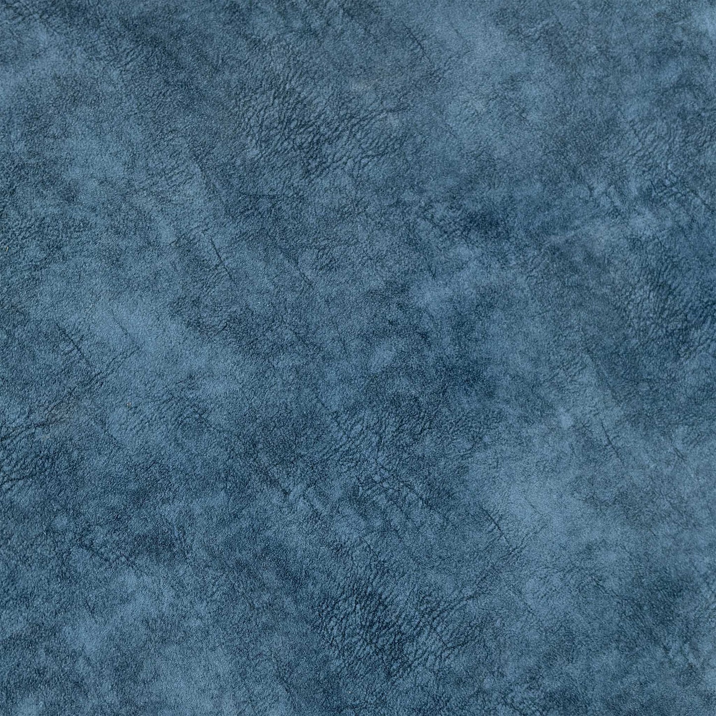 'Mariah' Dapple Ocean Blue Velvet Fabric Large Storage Footstool