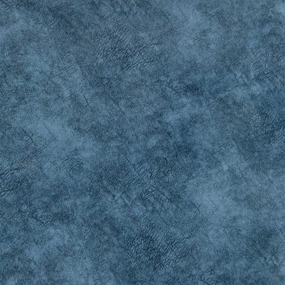 'Mariah' Dapple Ocean Blue Velvet Fabric Large Storage Footstool