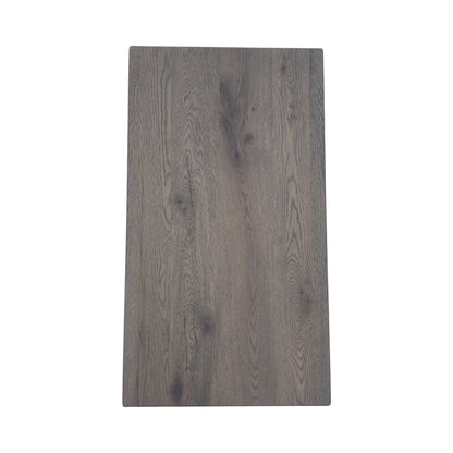 Bodahl ‘Roma’ 8 Vintage Grey Solid Oak Straight Edge 90cm Table Extension Leaf