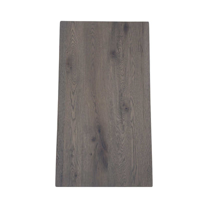 Bodahl ‘Roma’ 8 Vintage Grey Solid Oak Straight Edge 90cm Table Extension Leaf