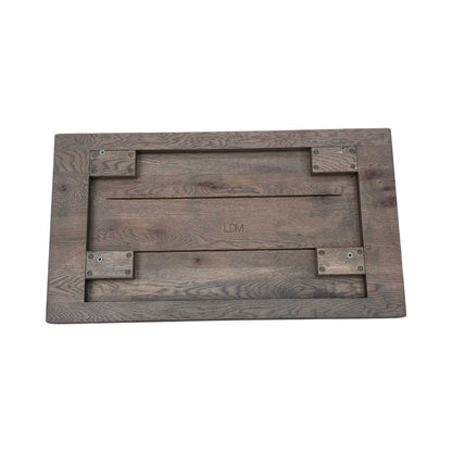 Bodahl ‘Roma’ 8 Vintage Grey Solid Oak Straight Edge 90cm Table Extension Leaf