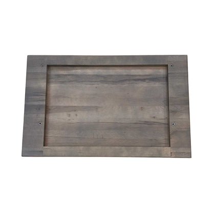 Bodahl ‘Roma’ 8 Vintage Grey Solid Oak Straight Edge 80cm Table Extension Leaf