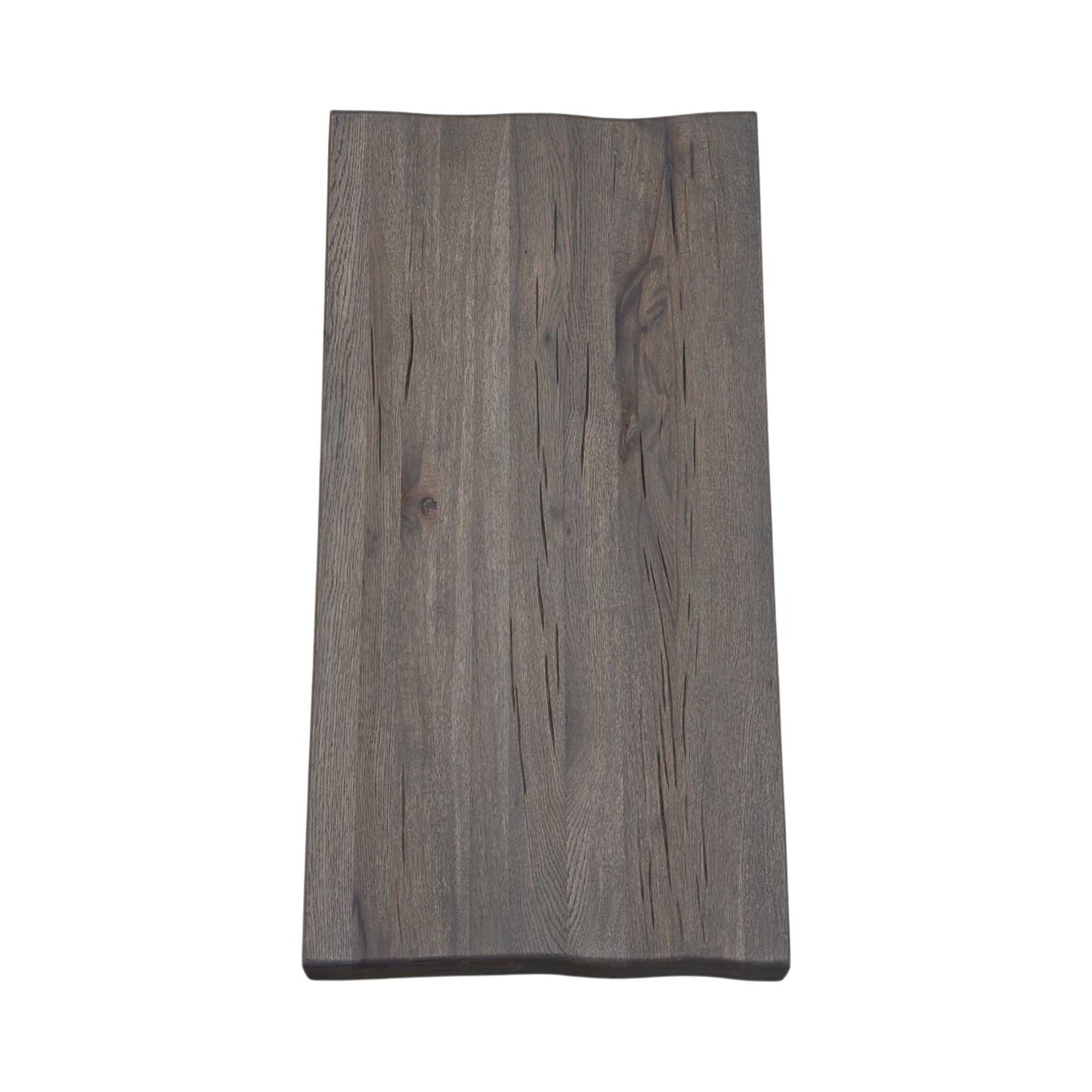 Bodahl 'Roma' 8 Vintage Grey Solid Oak Raw Edge 100cm Table Extension Leaf