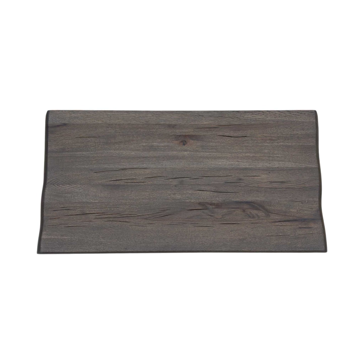 Bodahl 'Roma' 8 Vintage Grey Solid Oak Raw Edge 100cm Table Extension Leaf