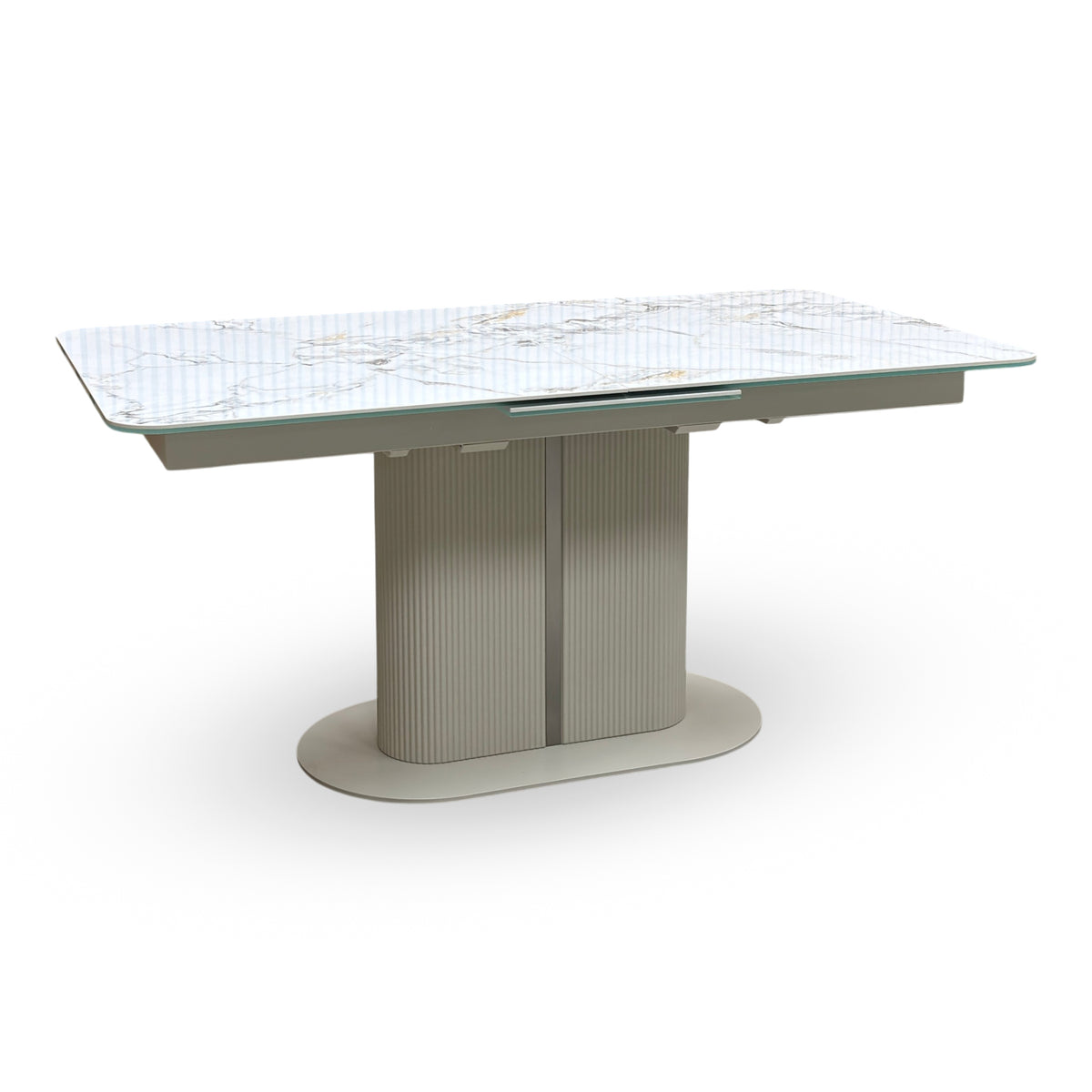 ‘Avorio’ Ceramic Top Large Pop Up Extending Dining Table
