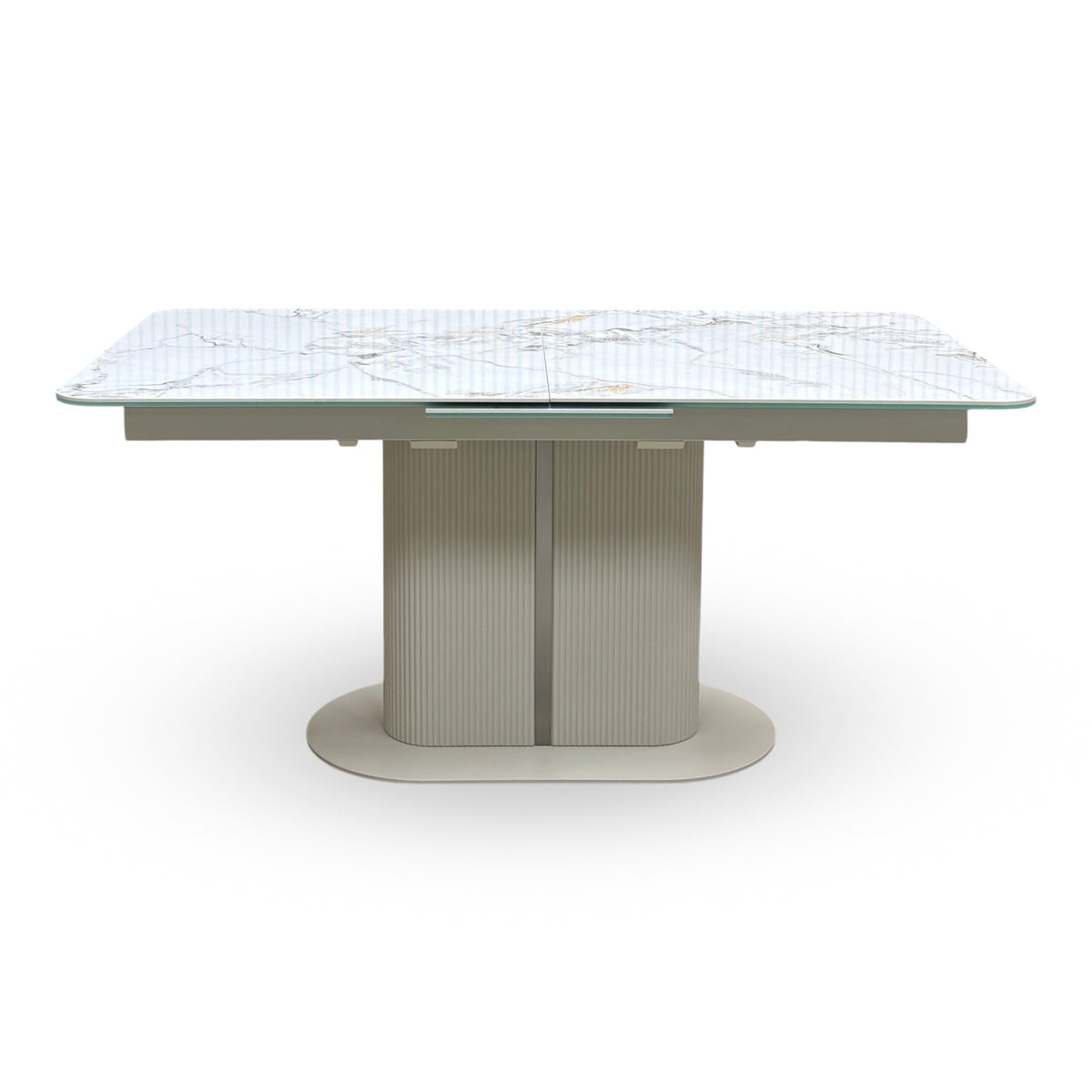 ‘Avorio’ Ceramic Top Large Pop Up Extending Dining Table