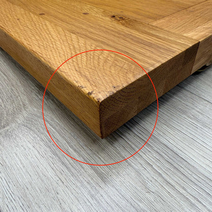 ‘California’ Light Oak Solid Oak Table Middle Extension Leaf 35cm