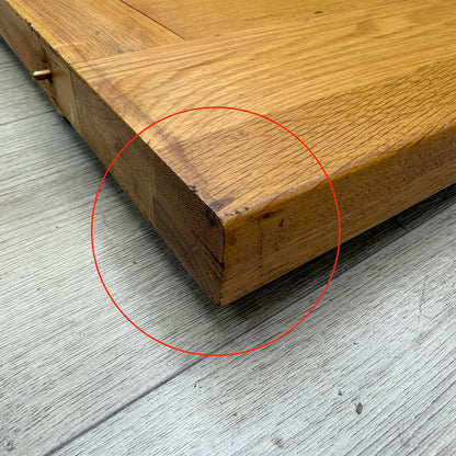 ‘California’ Light Oak Solid Oak Table Middle Extension Leaf 35cm