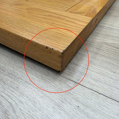 ‘California’ Light Oak Solid Oak Table Middle Extension Leaf 35cm