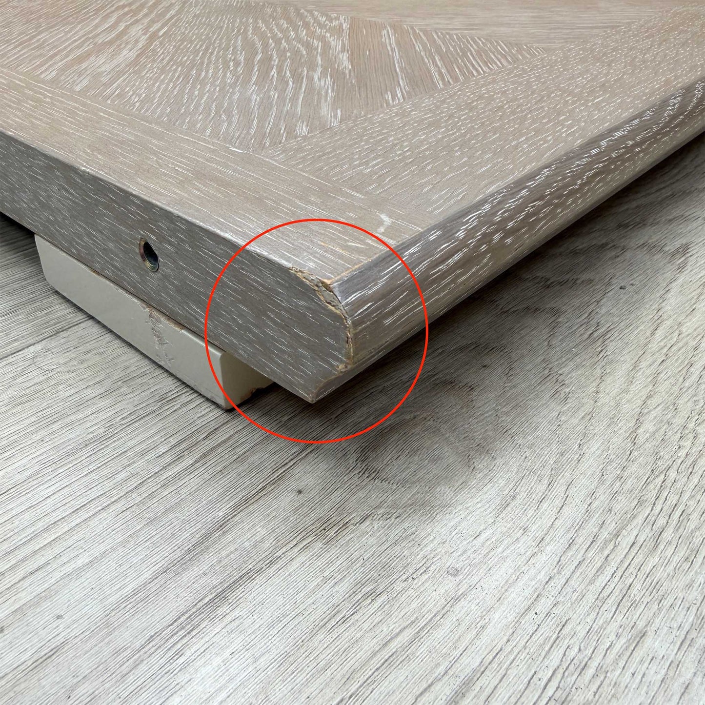 Furnitureland ‘Annecy’ Soft Grey Paint Finish 50cm Table Extension Leaf