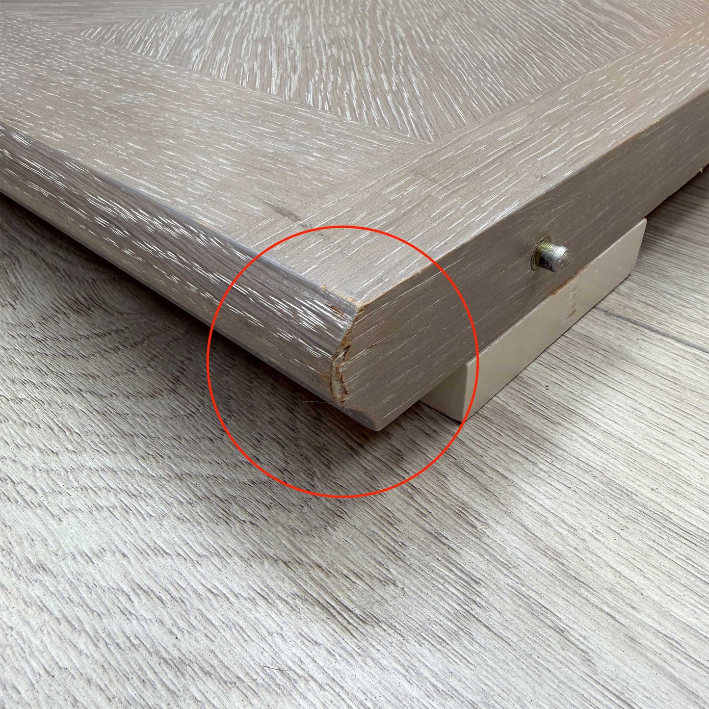 Furnitureland ‘Annecy’ Soft Grey Paint Finish 50cm Table Extension Leaf
