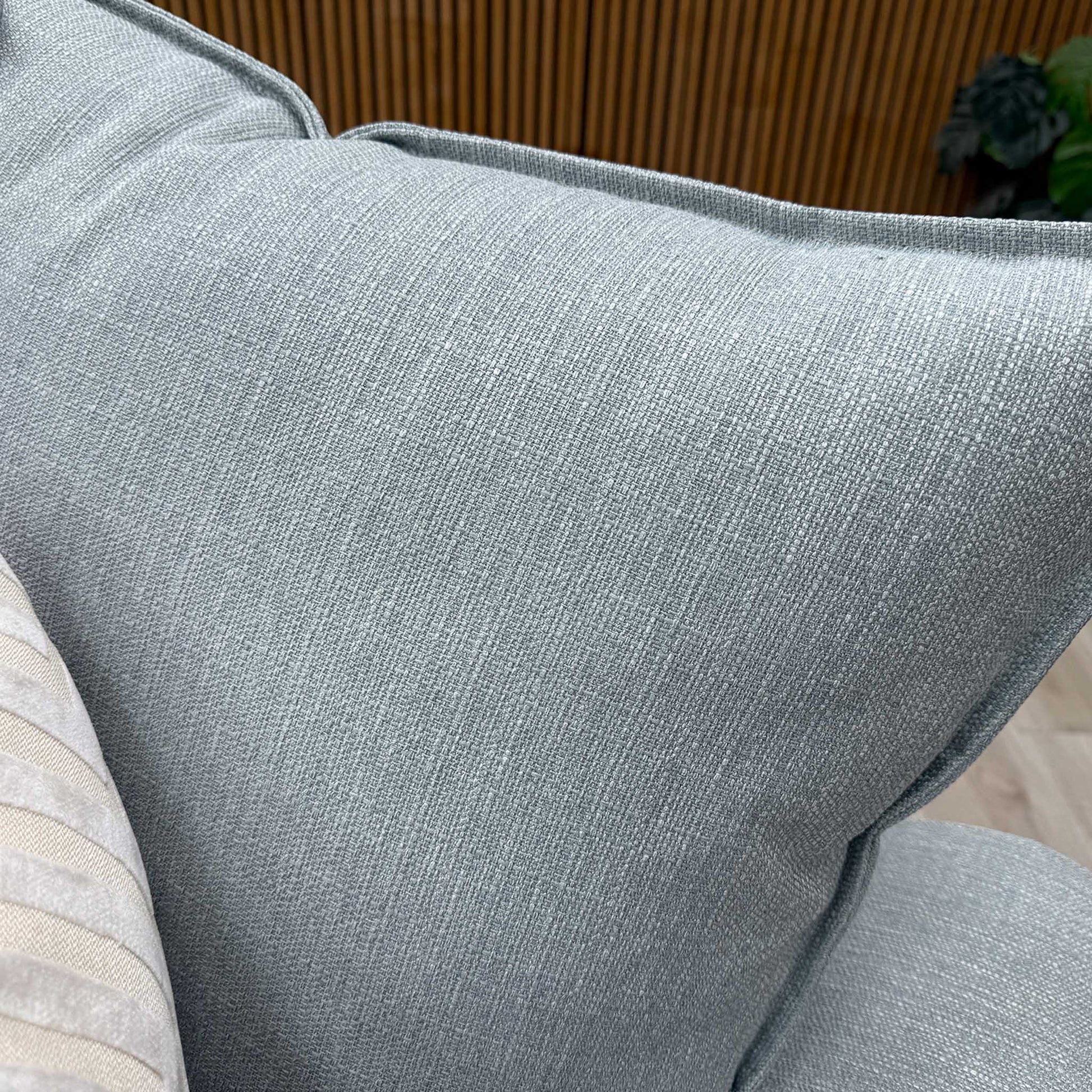 'Owen' Sky Blue Combination Cotswold Combination Fabric Pillow Back Right Hand Facing Arm Corner Sofa – view 6