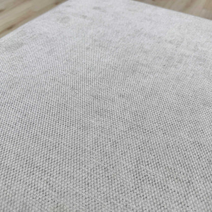 'Mia' Silver Catalina Chenille Fabric Storage Footstool – view 8
