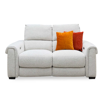 'Nixon’ Milan Natural 61100 Fabric 2 Seater Power Recliner Sofa – view 5