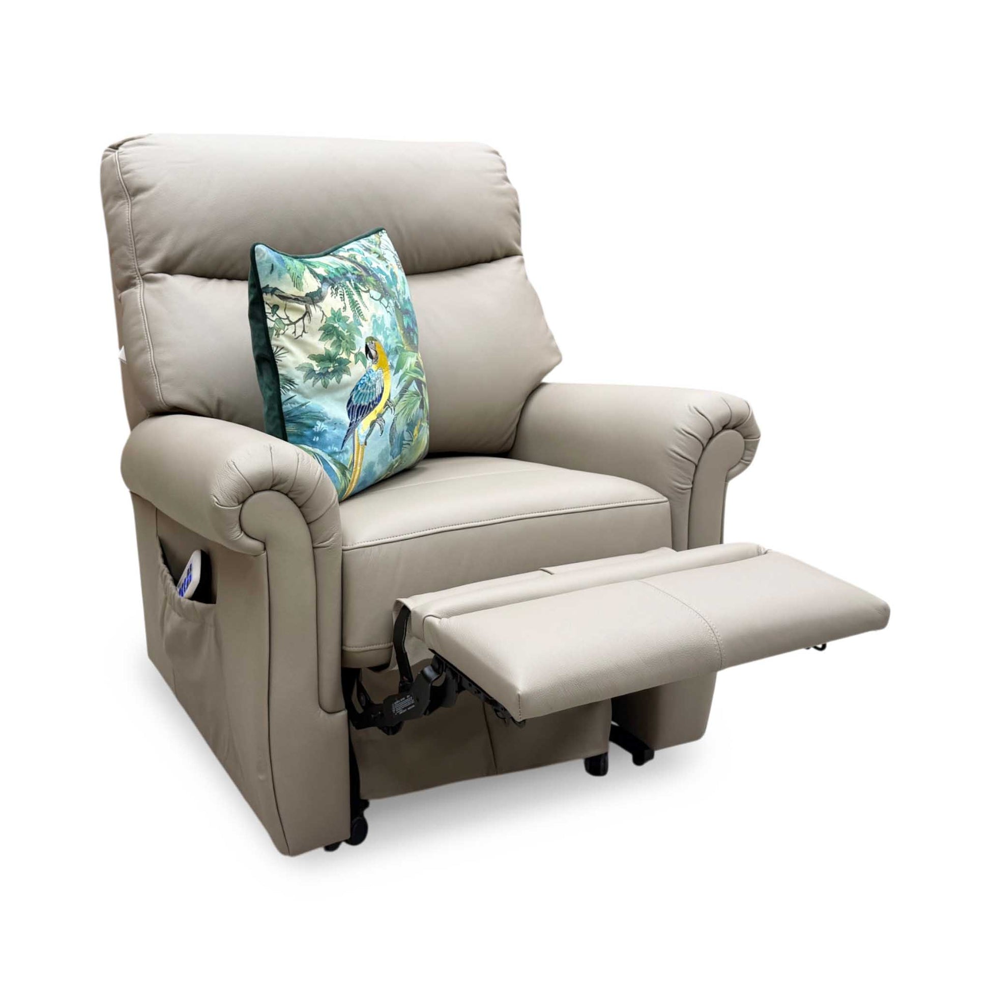 G Plan 'Avon' L846 Cambridge Taupe Leather Lift and Rise Recliner Armchair – view 7