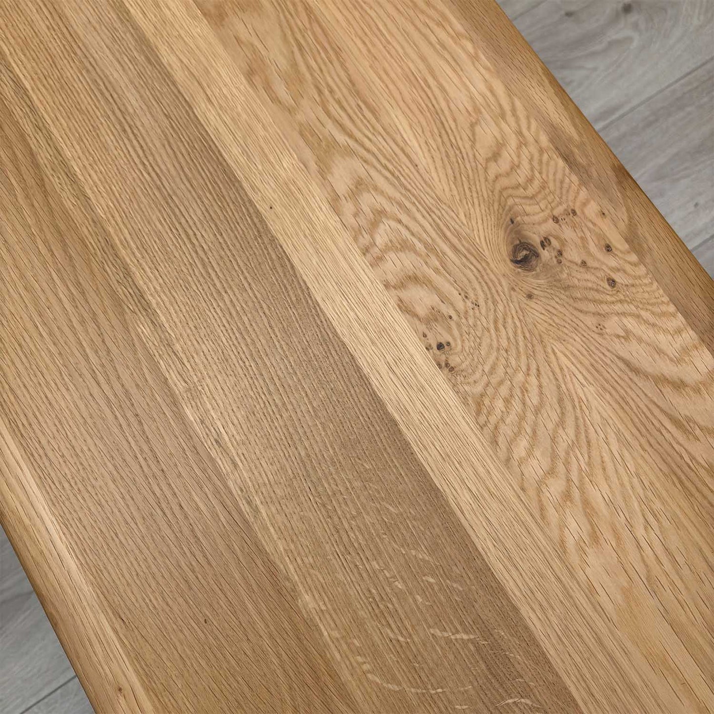 ‘Stockholm' Light Oak Solid Oak 150cm Dining Bench + 2 Dining Chairs
