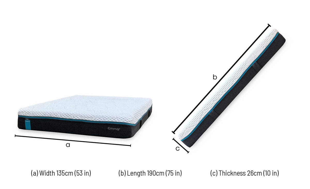 Emma Diamond Spring Free Mattress - Double