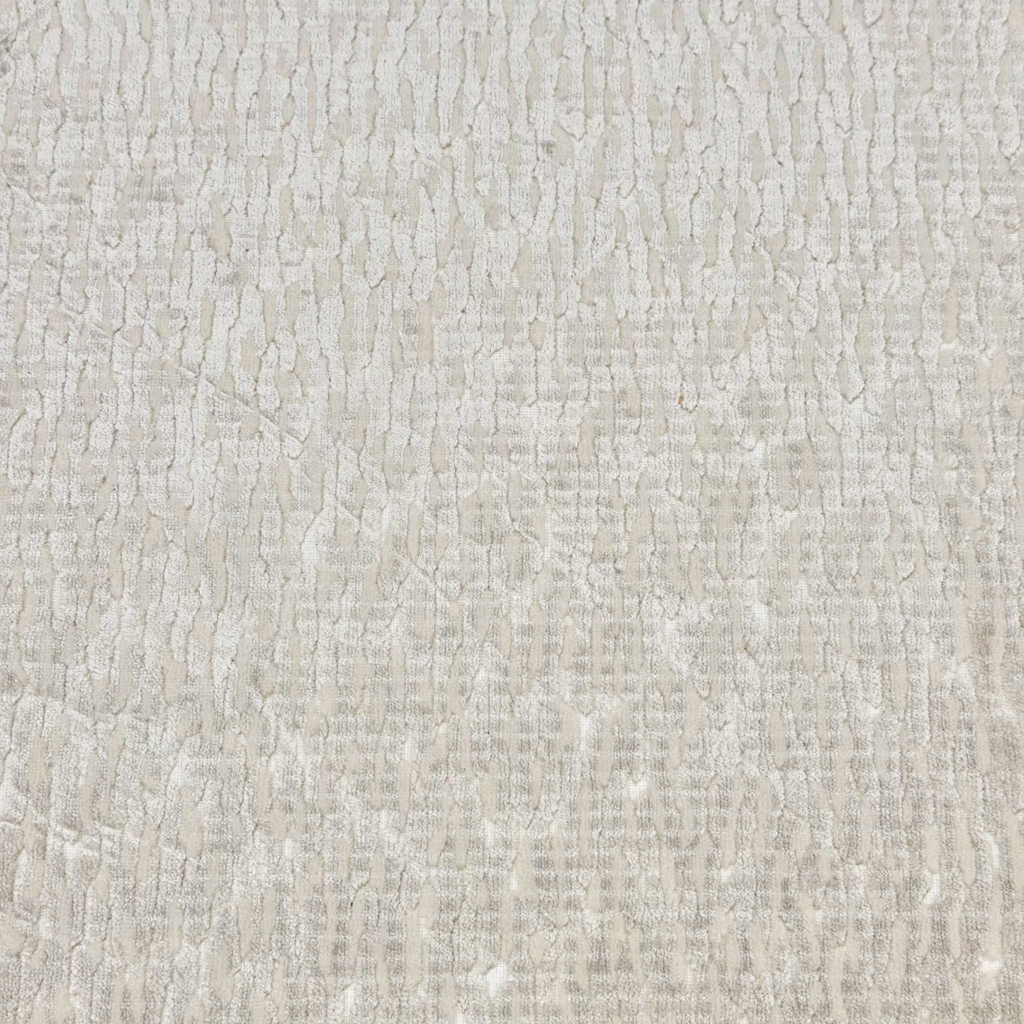 ‘Luella’ Oslo Cream Velvet Fabric Small Footstool
