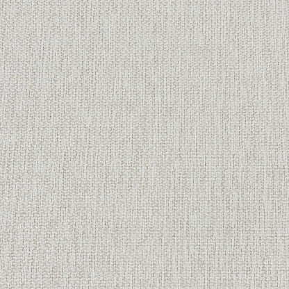 ‘Demure' Natural Demure Textured and Velvet Fabric Banquette Footstool
