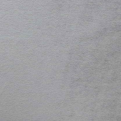 Close-up of the argent grey plush velvet fabric used on the Hamilton headboard and divan base