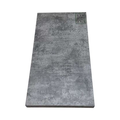 ‘Moon’ Grey Concrete 50cm Extension Leaf for X Shaped Legs Dining Table