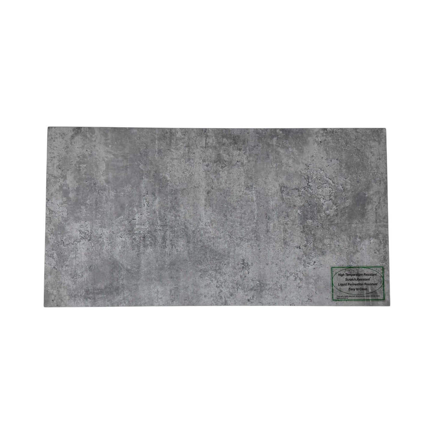 ‘Moon’ Grey Concrete 50cm Extension Leaf for X Shaped Legs Dining Table