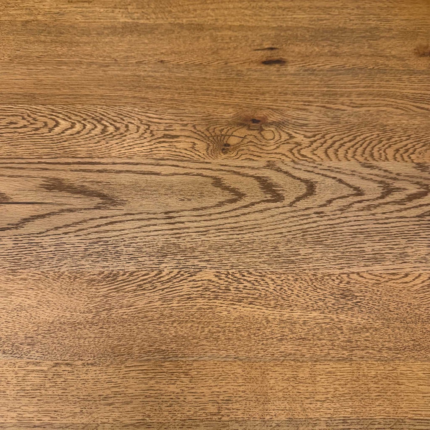 Bodahl ‘Terra’ 6 Bassano Solid Oak Raw Edge 180cm Dining Table with Metal Star Base