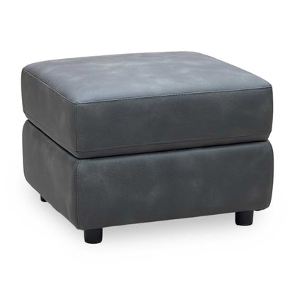 Bfa-Bey-R23 Charcoal Suede Fabric Storage Footstool