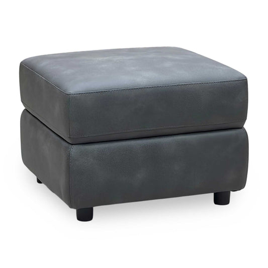Bfa-Bey-R23 Charcoal Suede Fabric Storage Footstool
