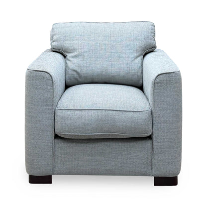 ‘Elora’ Light Grey Fabric Chair