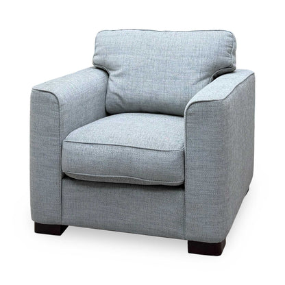 ‘Elora’ Light Grey Fabric Chair