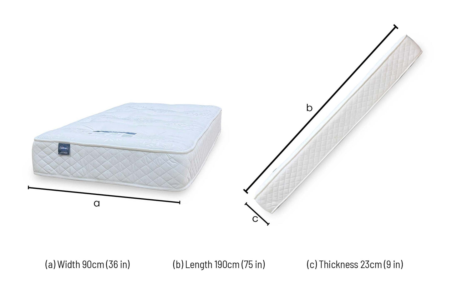 Silentnight Miracoil Ortho Mattress - Single