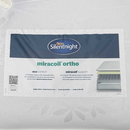 Silentnight Miracoil Ortho Mattress - Single