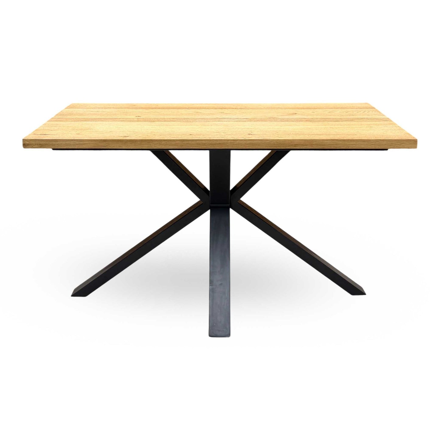 ‘Earth’ Light Oak Solid Oak Compact 135cm Fixed Dining Table