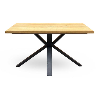 ‘Earth’ Light Oak Solid Oak Compact 135cm Fixed Dining Table