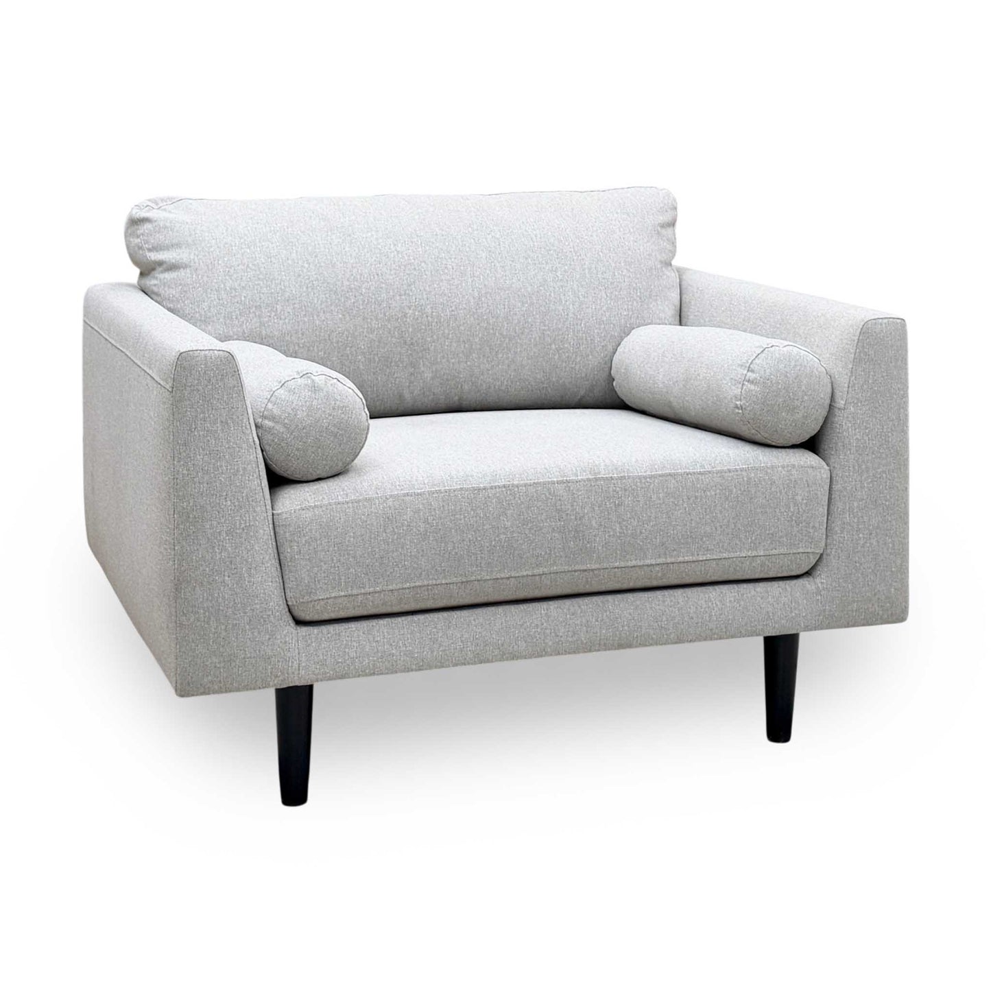Habitat 'Jacob' Grey Fabric Snuggler Chair