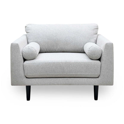 Habitat 'Jacob' Grey Fabric Snuggler Chair